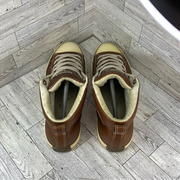 Converse All Star Chuck Taylor Classic, Brown Leather, Men's US 11 - Picture 8 of 10